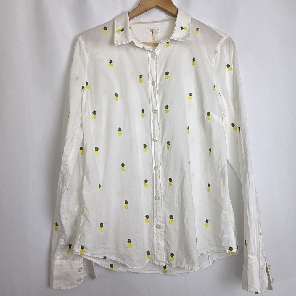 J.Crew Pineapple Button Down Shirt - image 4